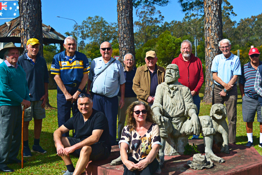 Blokes group on an outing